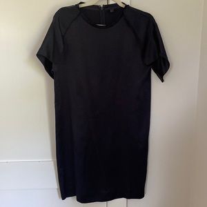 Navy blue silk dress by COS